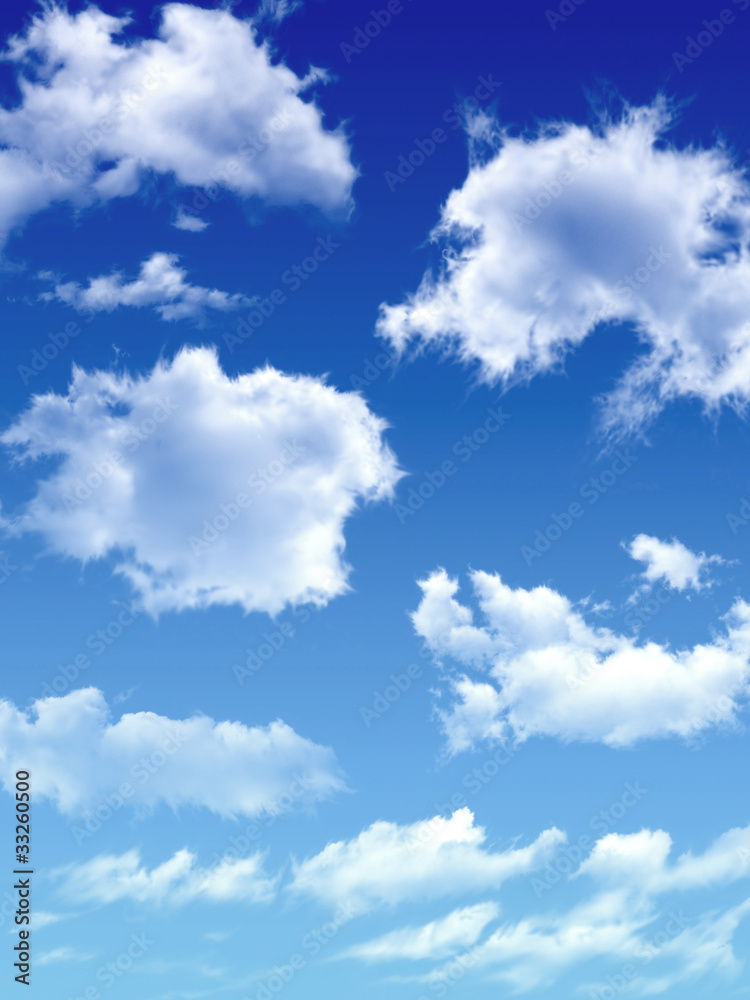 Obraz premium Blue sky and clouds