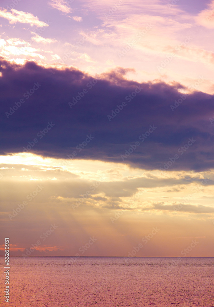 Background Sunset Clouds