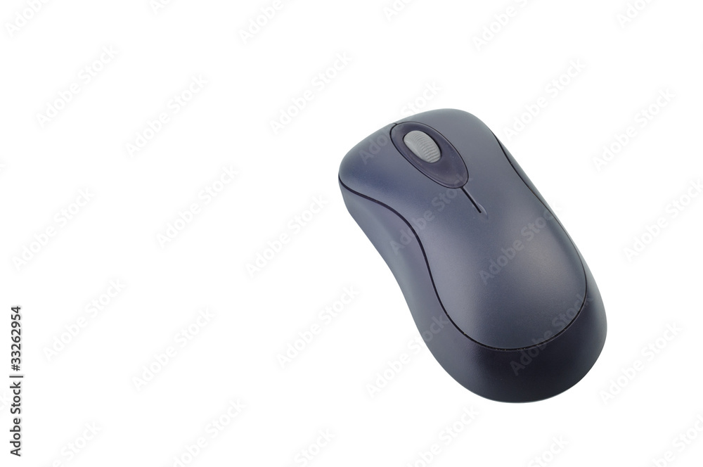 Black computer mouse Black computer mouse