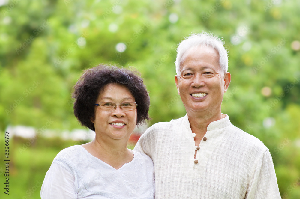 Asian Senior Couple Asian Senior Couple
