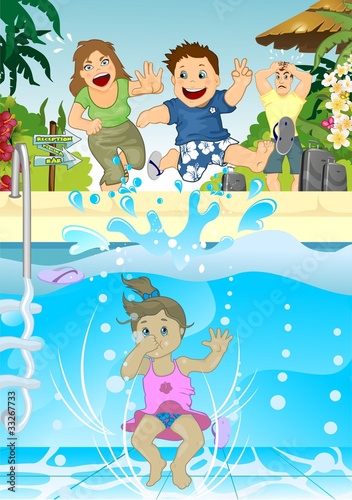 Bambini scatenati in vacanza