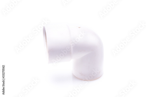 white sewer fitting pipe