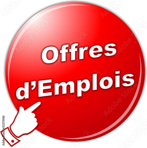bouton offres d'emplois
