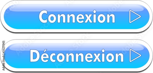 bouton connexion deconnexion