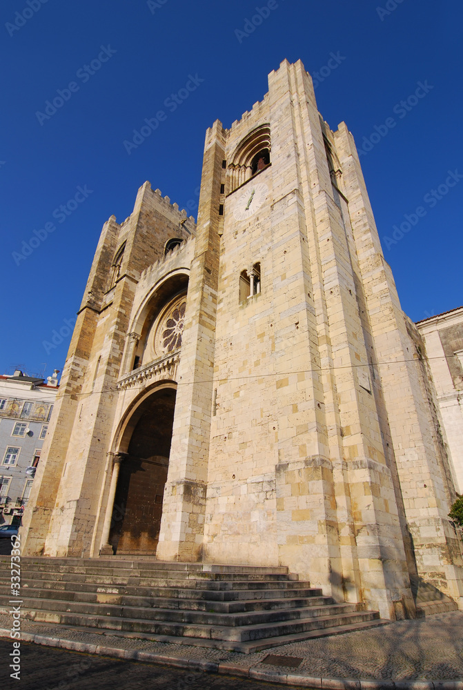 Medieval cathedral of Lisbon, Portugal