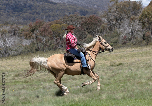 female horse rider