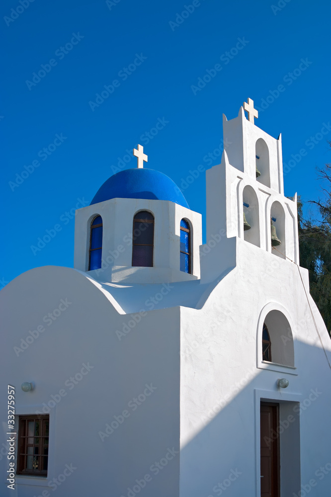 Greek orthodox church in Santorini, Greece