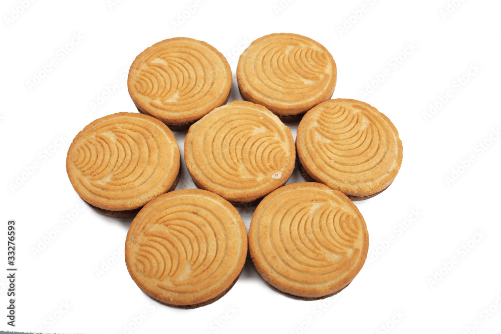 cookies in flower shape cookies in flower shape