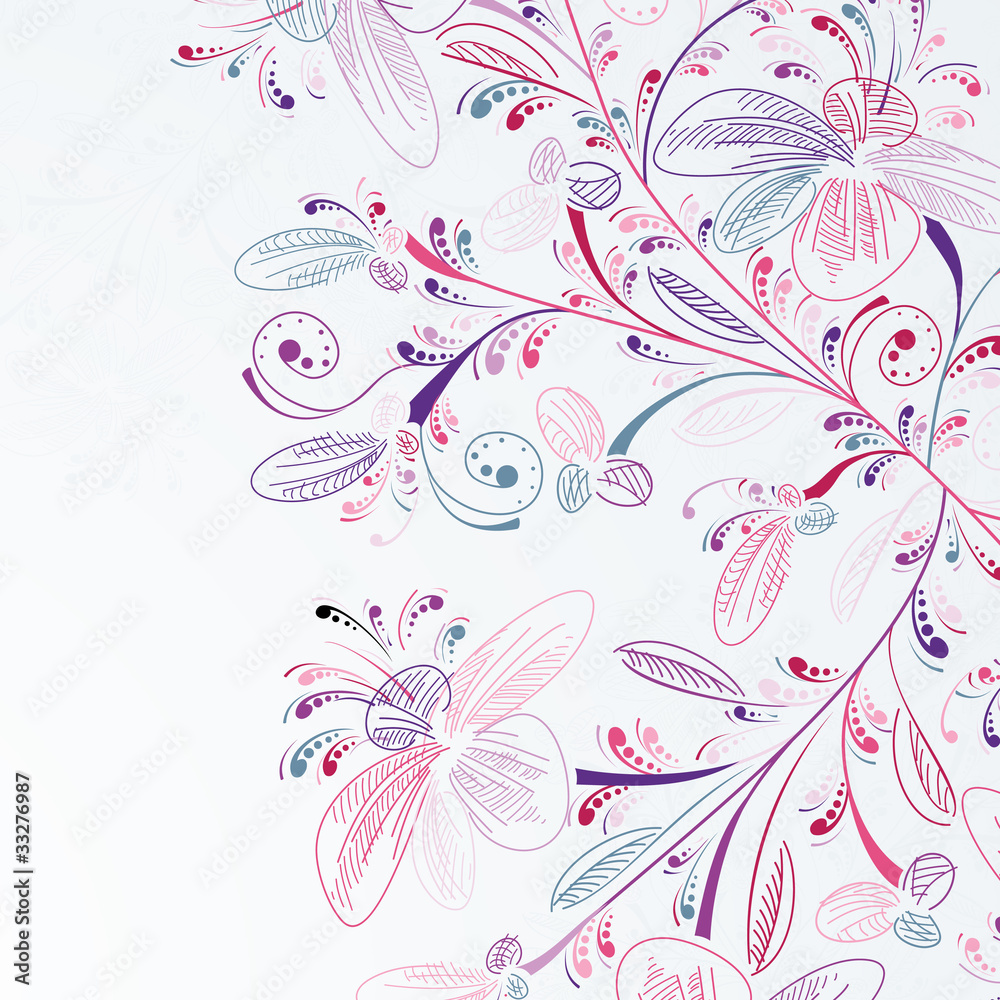 Fototapeta premium floral background