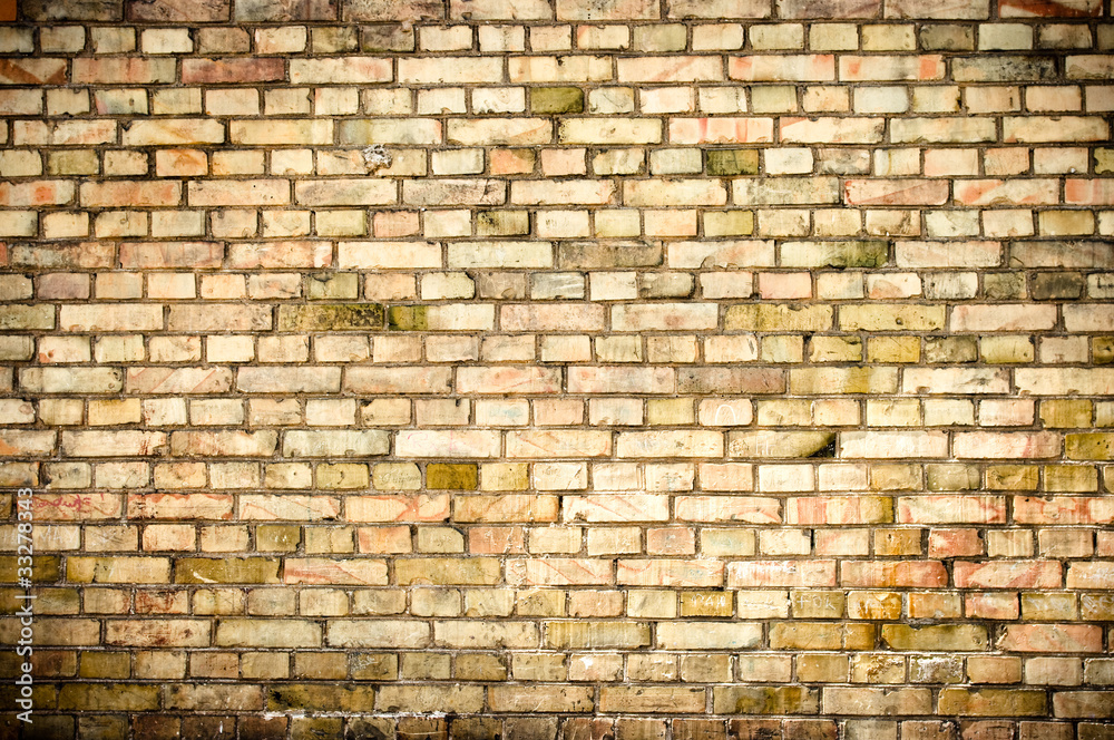 Obraz premium Grunge wall texture with small blocks