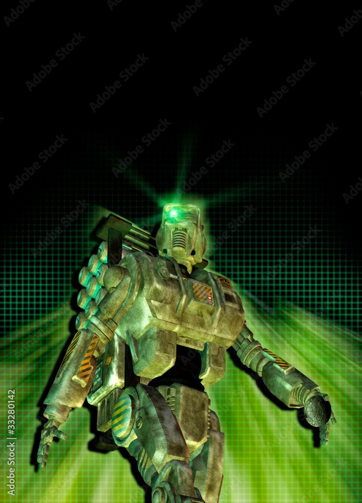 Fototapeta premium Military robot