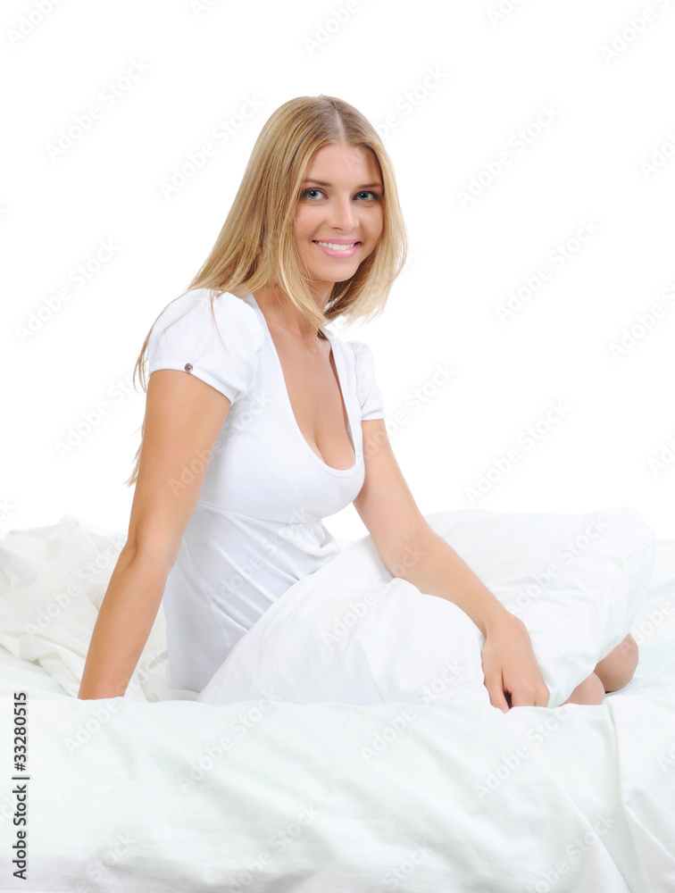 woman on the bed woman on the bed