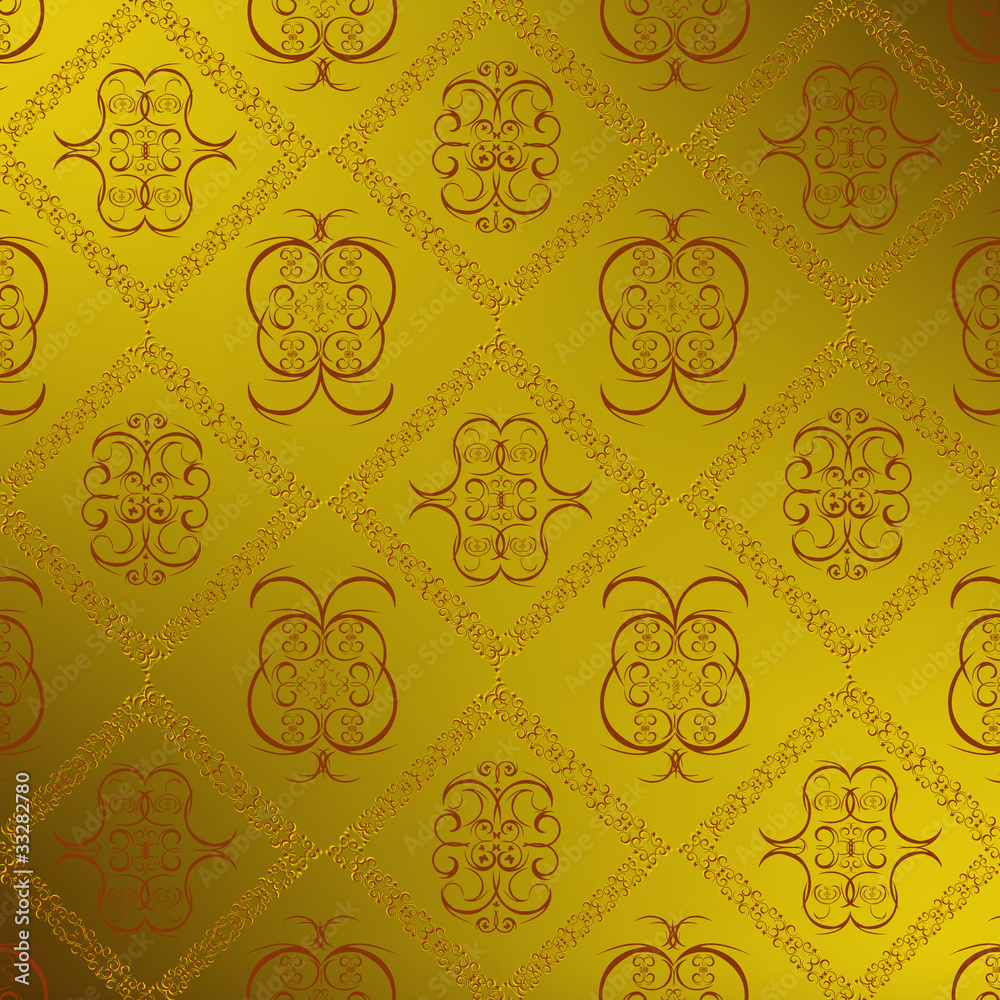 Decorative seamless wallpaper Decorative seamless wallpaper