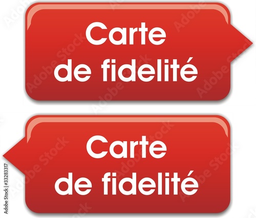 bouton carte de fidelité