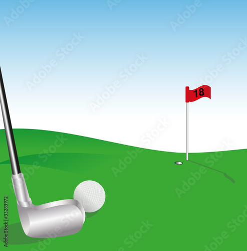 golf illustration