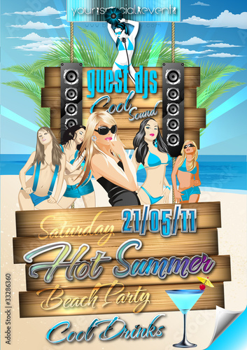 Flyer Beachparty