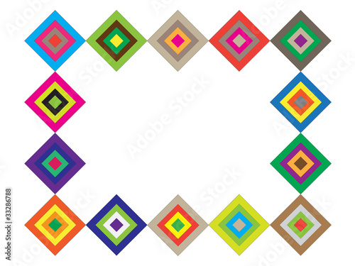 Colorful mosaic in bathroom