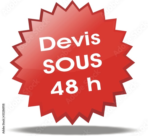 étiquette devis sous 48 h