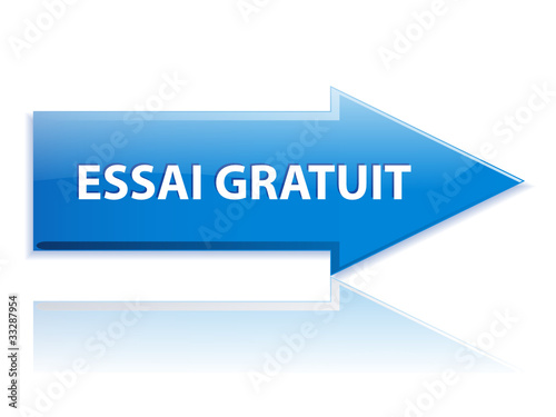 Bouton Web ESSAI GRATUIT (échantillon commander acheter tester)