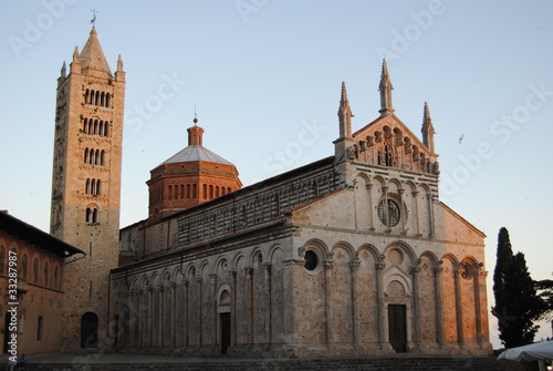 Obraz na płótnie massa marittima w salonie