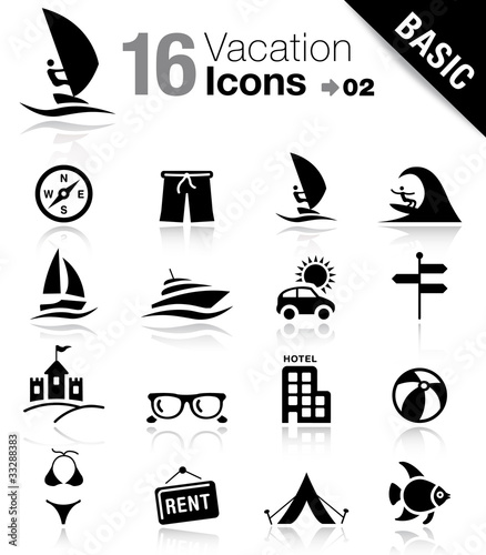 Basic - Vacation icons