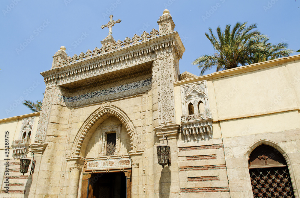 Fototapeta premium coptic christian church in cairo egypt