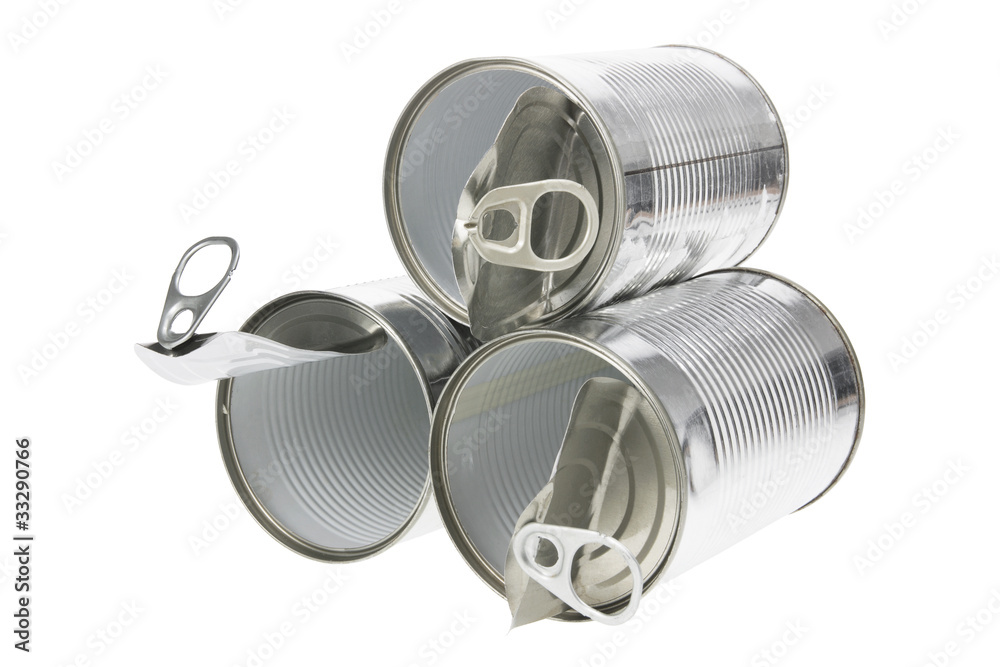 Naklejka premium Tin Cans