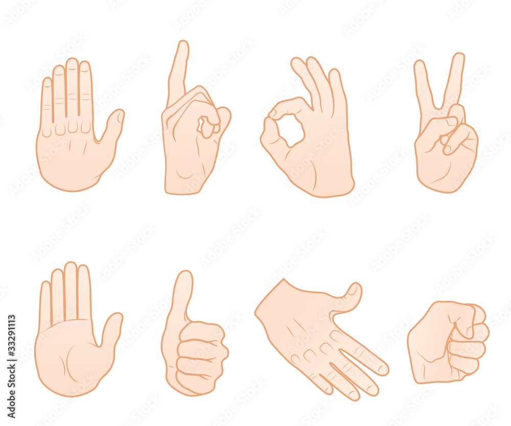 Hand gestures