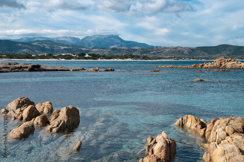 Sardinia, Italy: beautiful sea of Capo Comino.