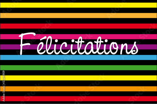 félicitations