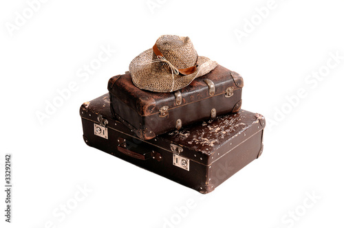 Old suitcase photo