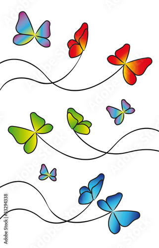 butterflies for design