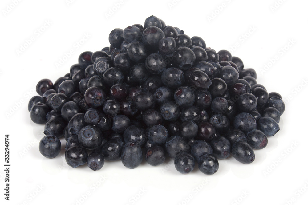Blueberry isolated over a white background Blueberry isolated over a white background