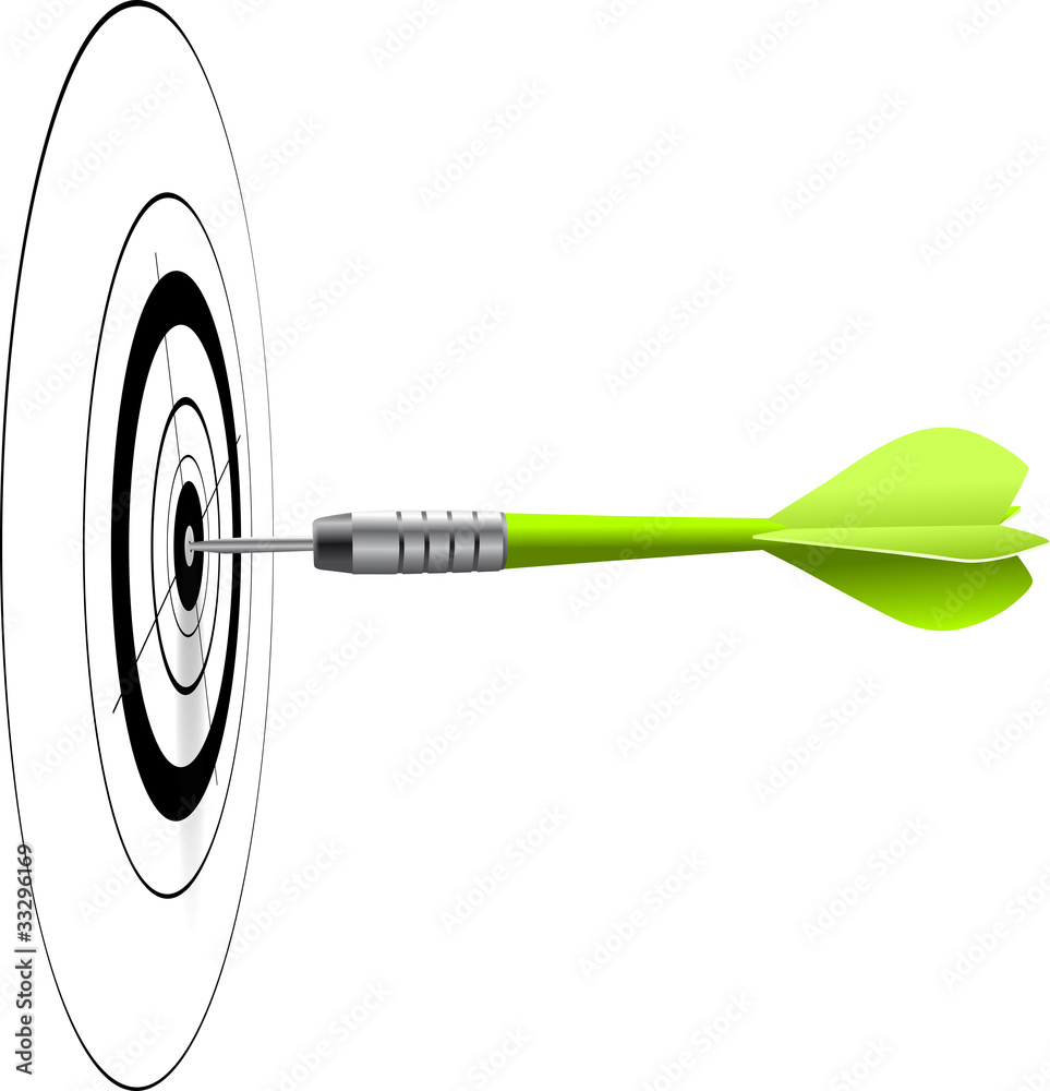competitive business - target shooting over white competitive business - target shooting over white