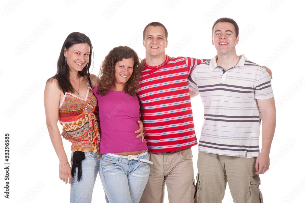 Fototapeta premium Happy friends