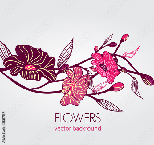 abstract floral background