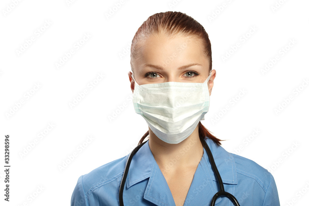 medical doctor in the surgeon's mask medical doctor in the surgeon's mask