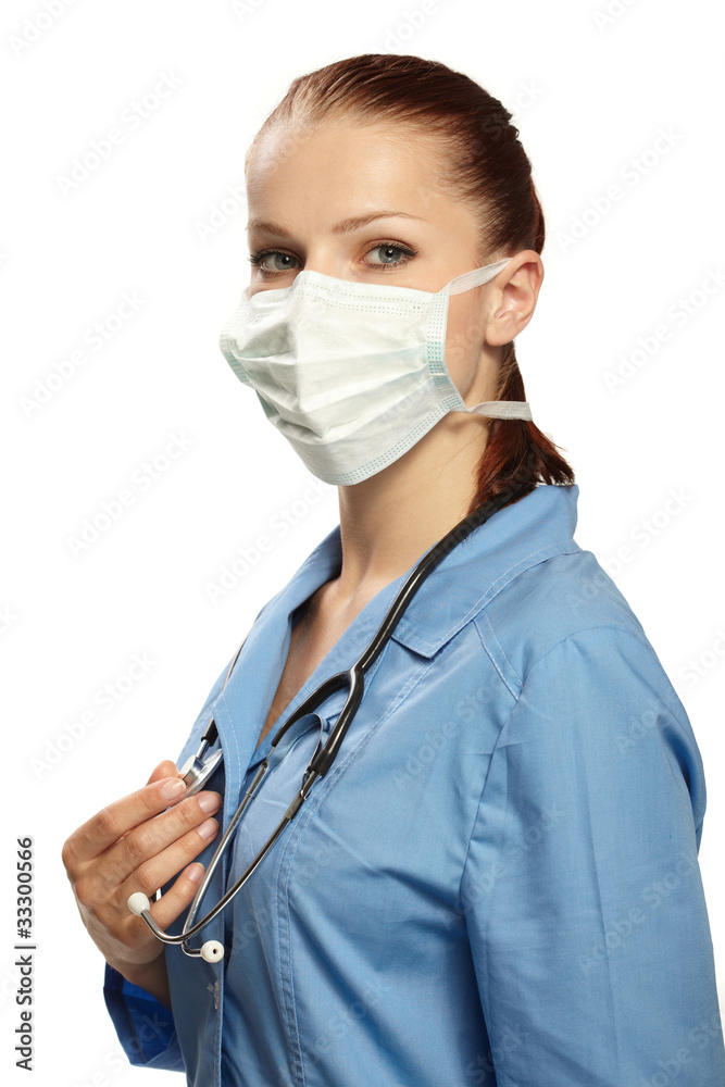 medical doctor in the surgeon's mask medical doctor in the surgeon's mask