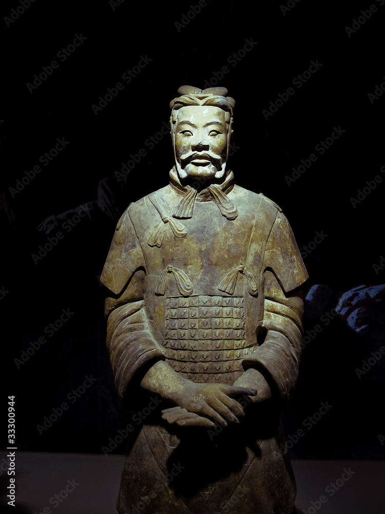 The famous terracotta warriors of Xian, China The famous terracotta warriors of Xian, China
