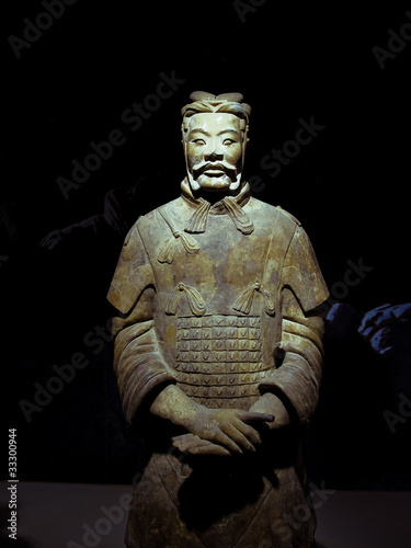 The famous terracotta warriors of Xian, China