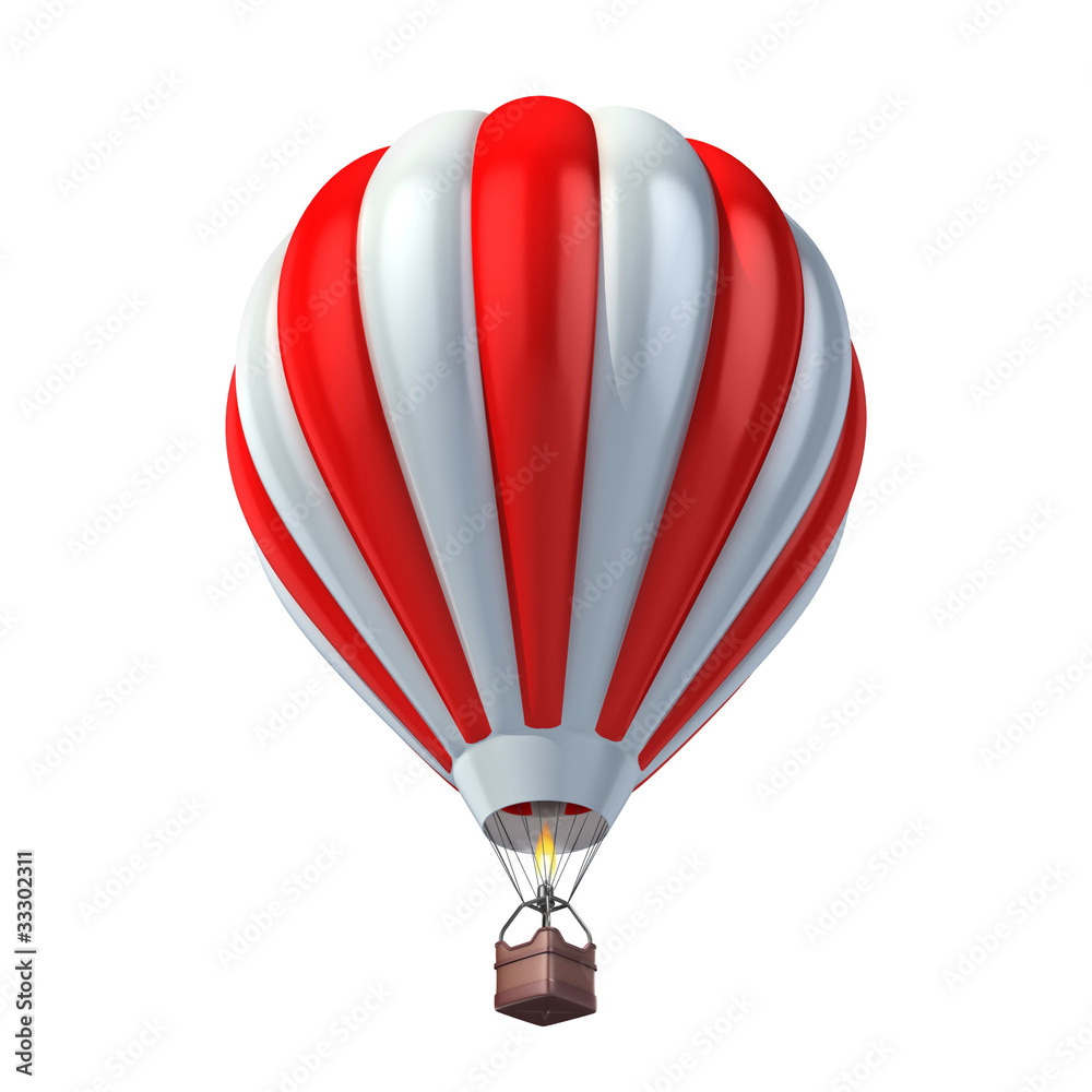 Obraz premium air balloon 3d illustration