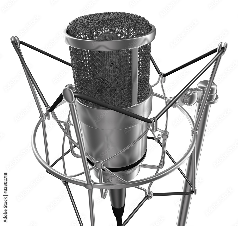 Naklejka premium Mikrofon