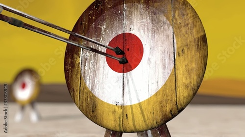 Medieval Arrow Target HD photo