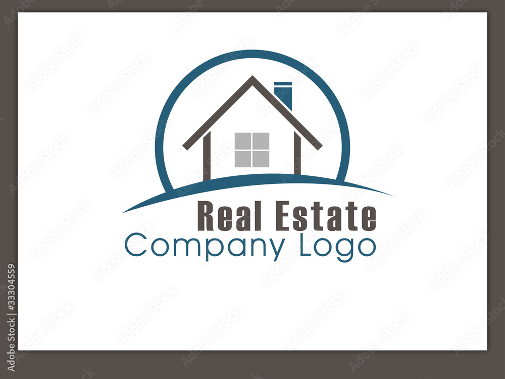 Immobilien Logo - Real Estate - Vector Template No. 16