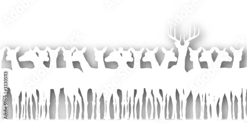Deer cutout