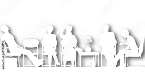 Waiting room cutout