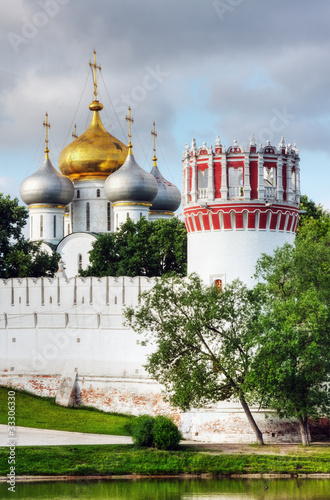 View of the Smolensk Cathedral of Novodevichy Convent