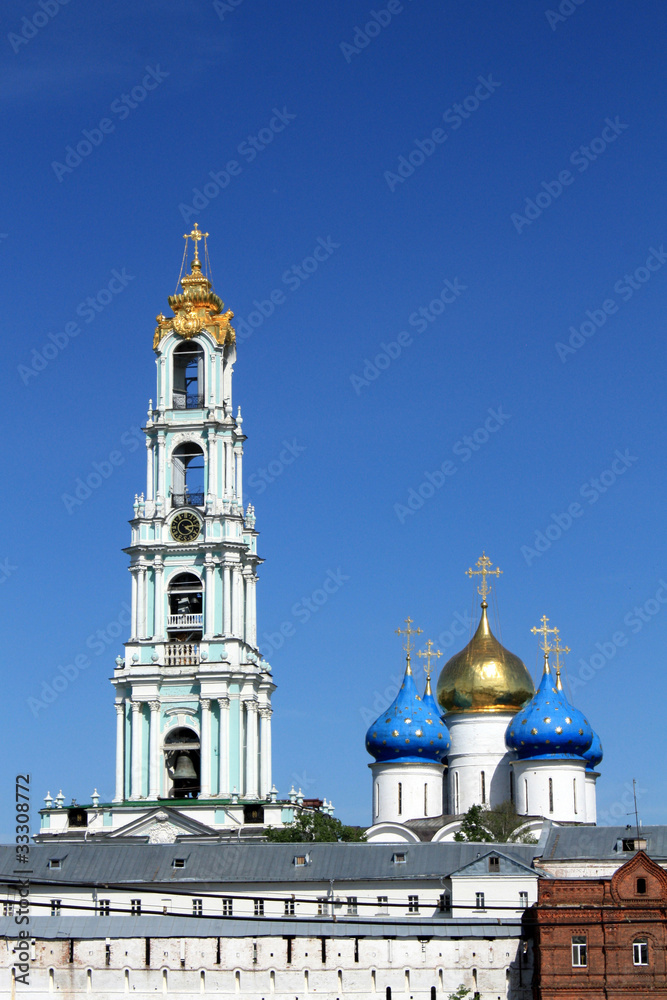 Domes of the Holy Trinity Sergius Lavra