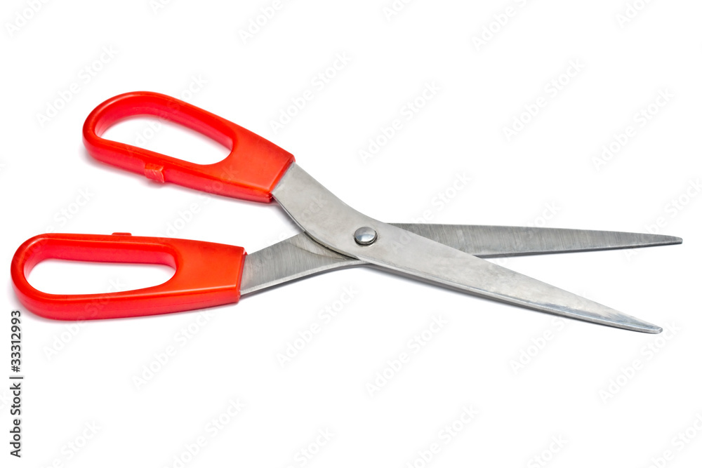 Red handled scissors Red handled scissors