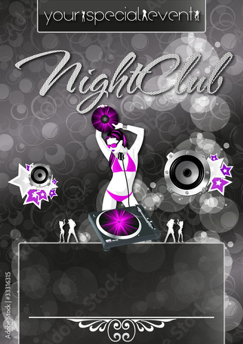 Partyflyer Djane Retro